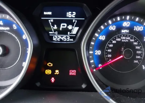 2014 Hyundai Elantra Limited z USA, uszkodzony, nr VIN KMHDH4AE6EU082534